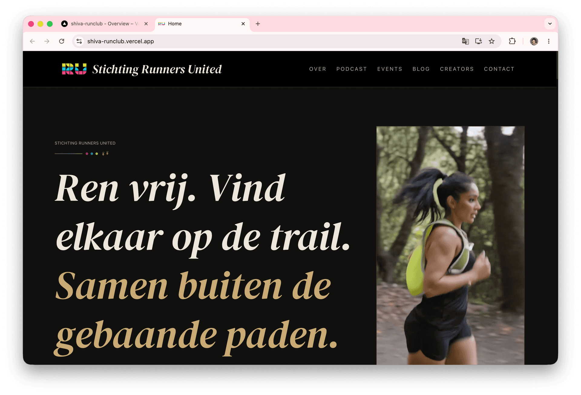 Stichting Runners United screenshot