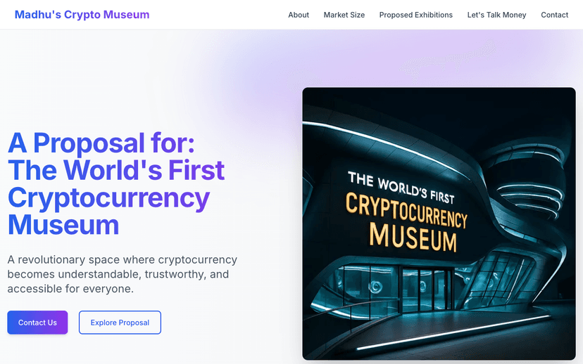 Crypto Museum Proposal